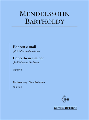 Cover -  Mendelssohn Bartholdy, Concerto in E minor op. 64